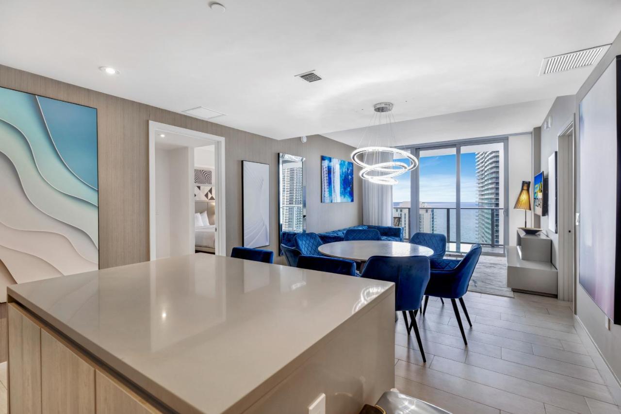 Hyde House - Luxury Waterfront 2Br 2Ba Apartment Suite With Direct Ocean View, Roof Top Pool, Resort Amenities Hollywood Bagian luar foto