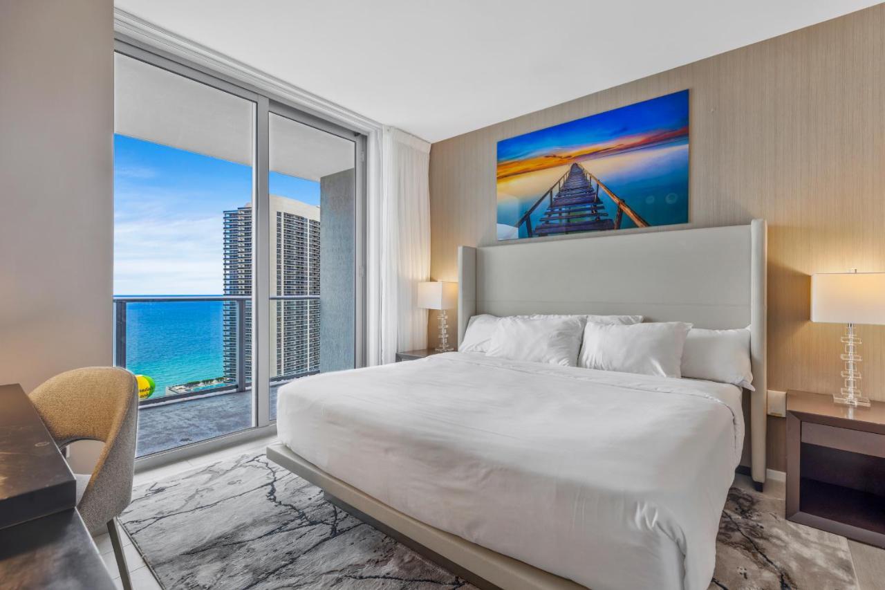 Hyde House - Luxury Waterfront 2Br 2Ba Apartment Suite With Direct Ocean View, Roof Top Pool, Resort Amenities Hollywood Bagian luar foto