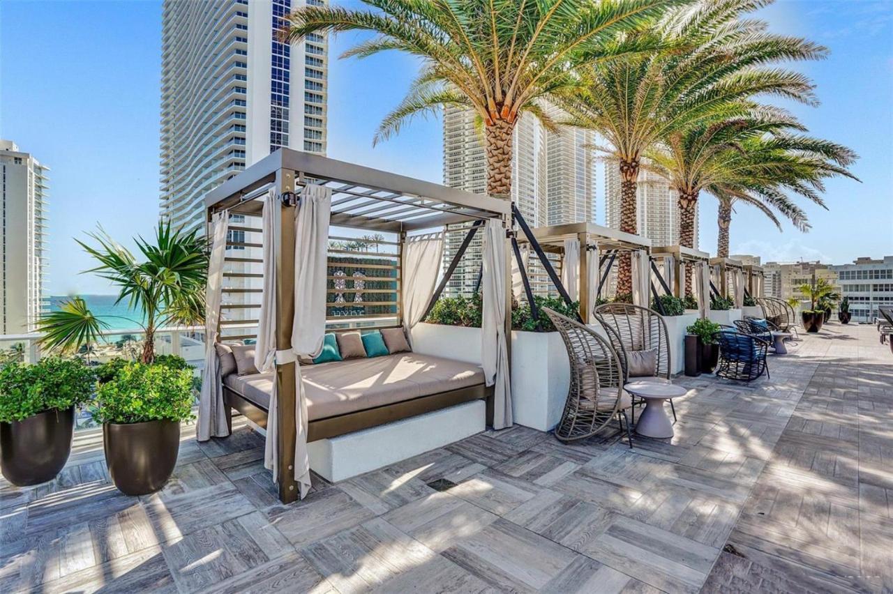 Hyde House - Luxury Waterfront 2Br 2Ba Apartment Suite With Direct Ocean View, Roof Top Pool, Resort Amenities Hollywood Bagian luar foto