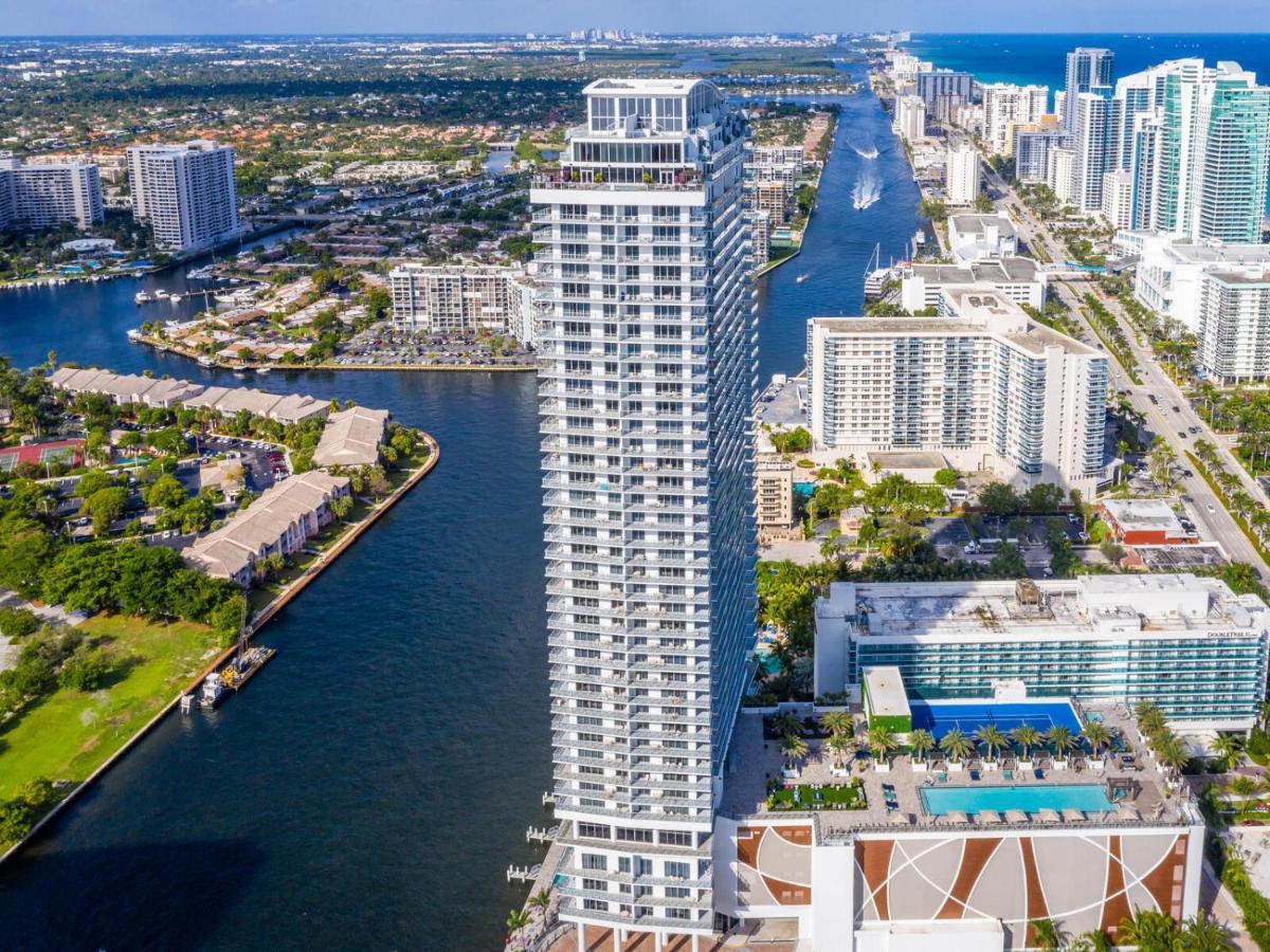 Hyde House - Luxury Waterfront 2Br 2Ba Apartment Suite With Direct Ocean View, Roof Top Pool, Resort Amenities Hollywood Bagian luar foto