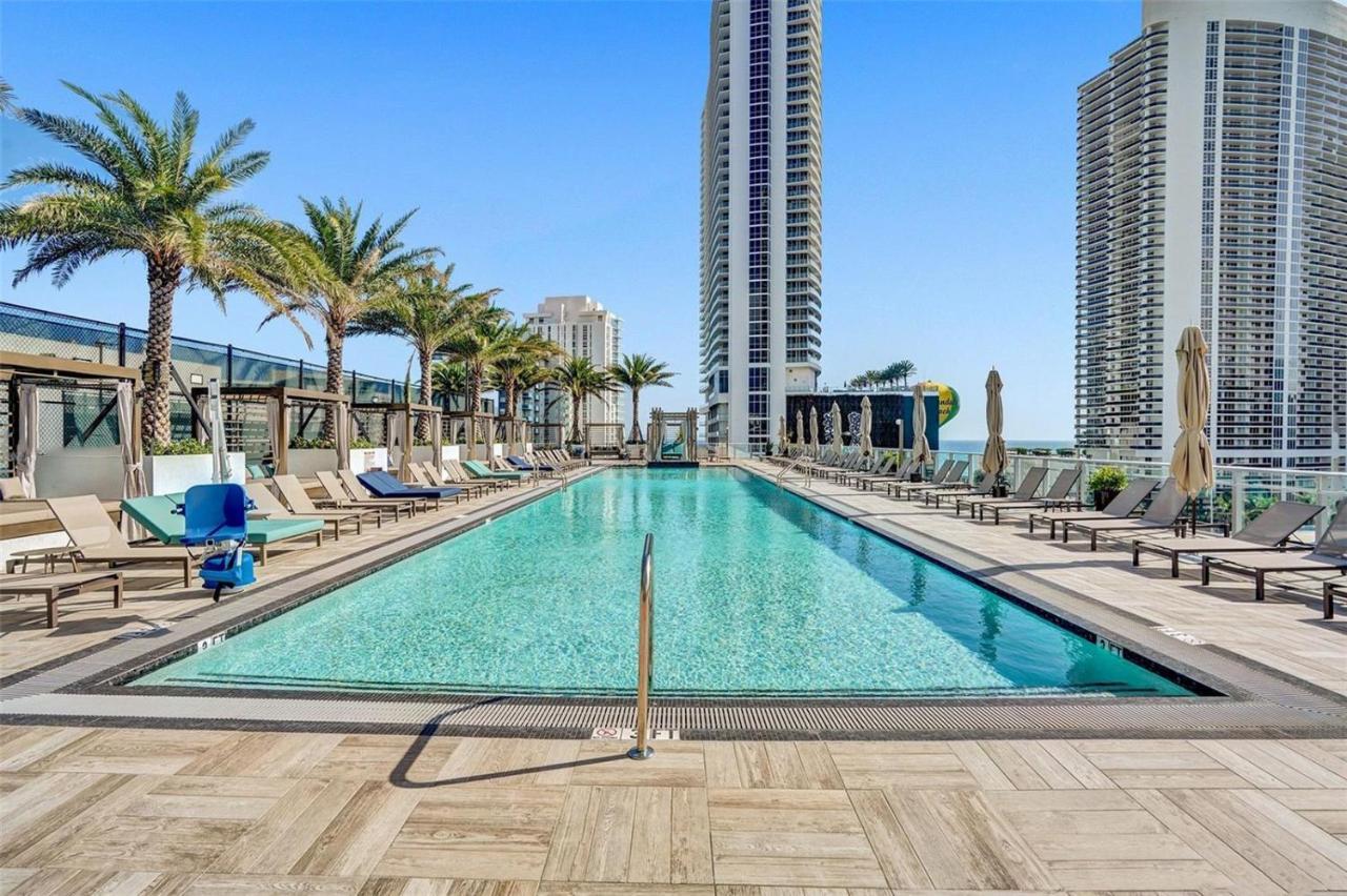 Hyde House - Luxury Waterfront 2Br 2Ba Apartment Suite With Direct Ocean View, Roof Top Pool, Resort Amenities Hollywood Bagian luar foto