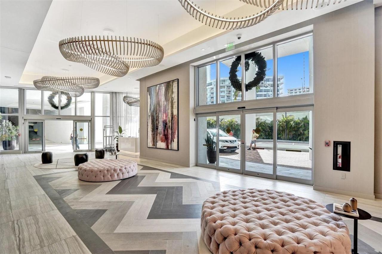 Hyde House - Luxury Waterfront 2Br 2Ba Apartment Suite With Direct Ocean View, Roof Top Pool, Resort Amenities Hollywood Bagian luar foto