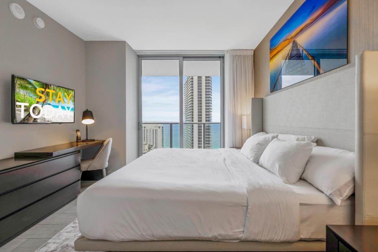 Hyde House - Luxury Waterfront 2Br 2Ba Apartment Suite With Direct Ocean View, Roof Top Pool, Resort Amenities Hollywood Bagian luar foto
