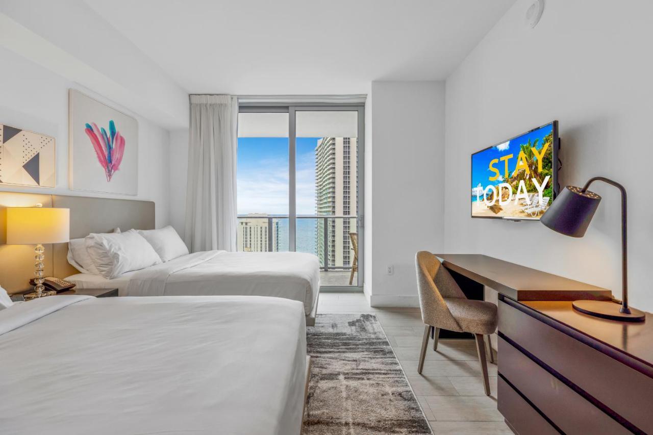 Hyde House - Luxury Waterfront 2Br 2Ba Apartment Suite With Direct Ocean View, Roof Top Pool, Resort Amenities Hollywood Bagian luar foto