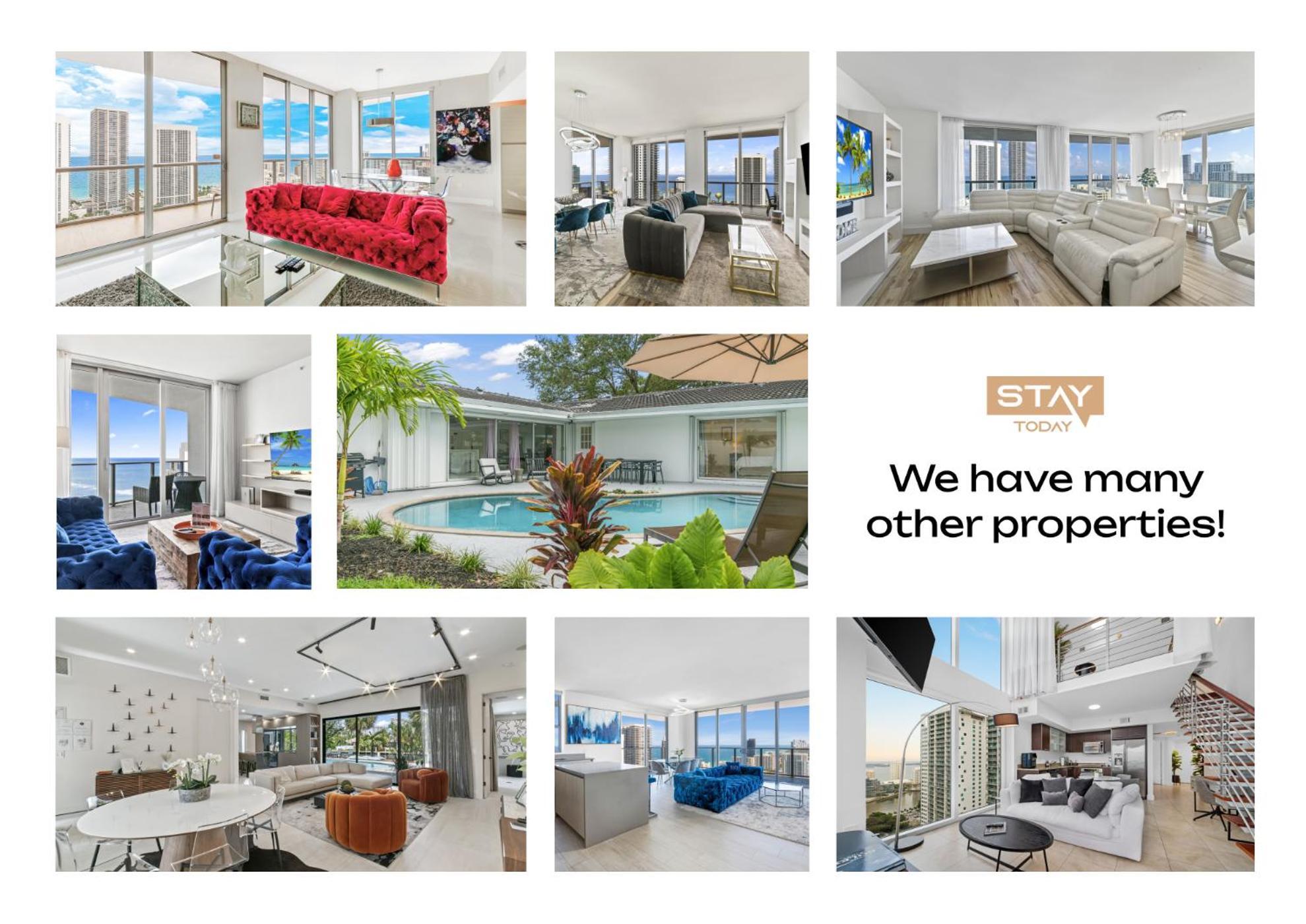 Hyde House - Luxury Waterfront 2Br 2Ba Apartment Suite With Direct Ocean View, Roof Top Pool, Resort Amenities Hollywood Bagian luar foto